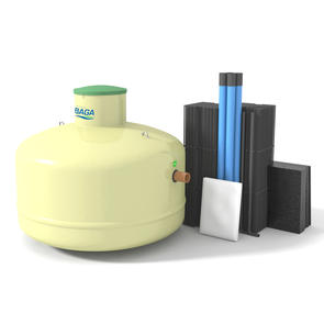Baga Slamavskiljare 2,2 m³ med infiltrationspaket / Biomoduler BDT+KL (WC)