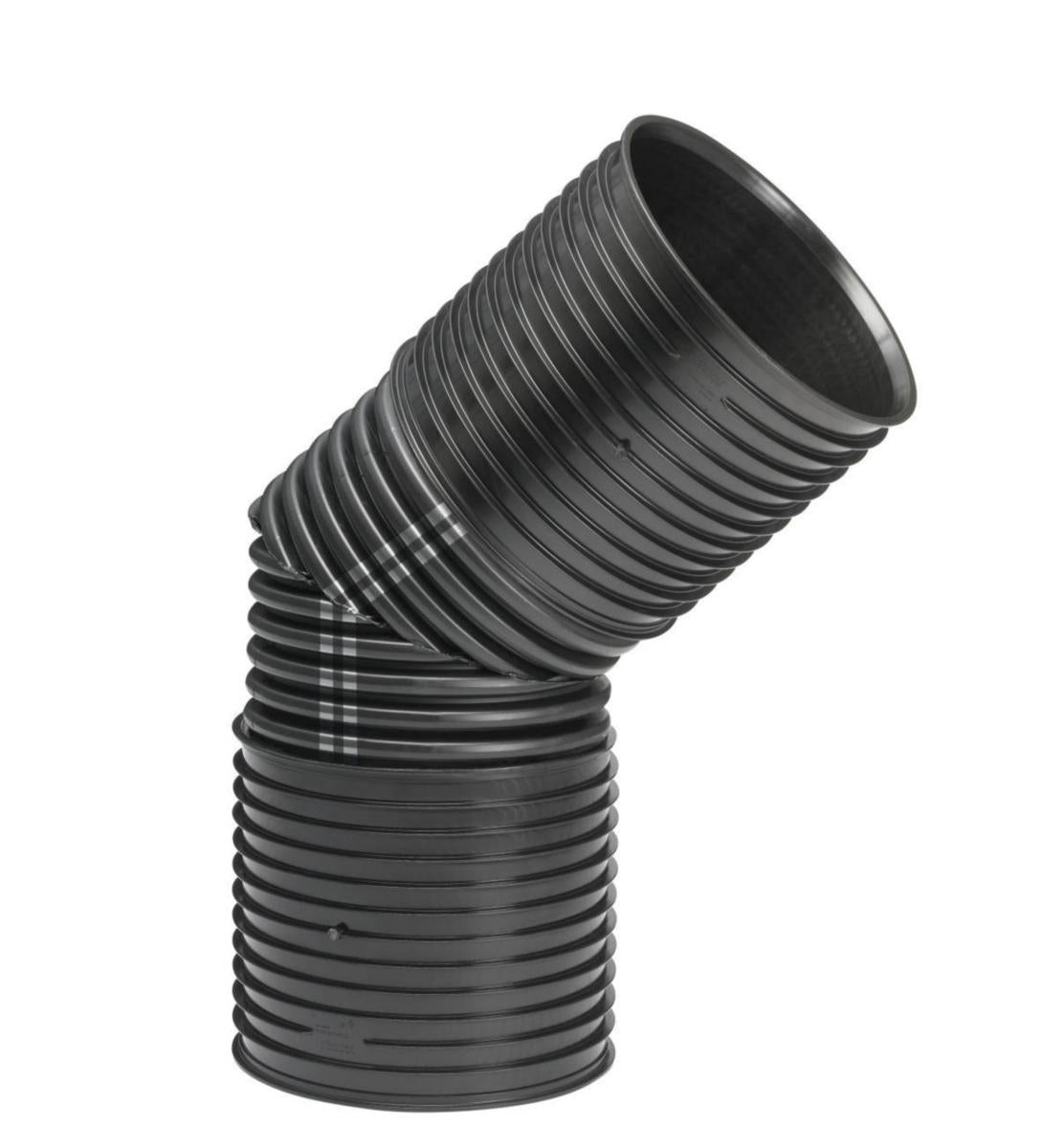 Uponor IQ dagvattenböj 45° DN 300, 2 muffar - Uponor