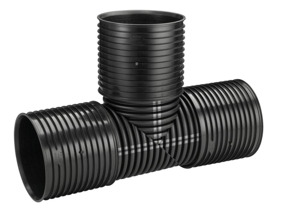 Uponor IQ grenrör 90° DN 600, 3 muffar - Uponor