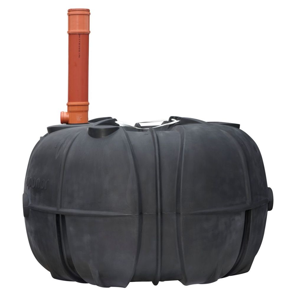 Uponor Sluten tank 5300 liter med nivålarm (batteri) – paket - Uponor