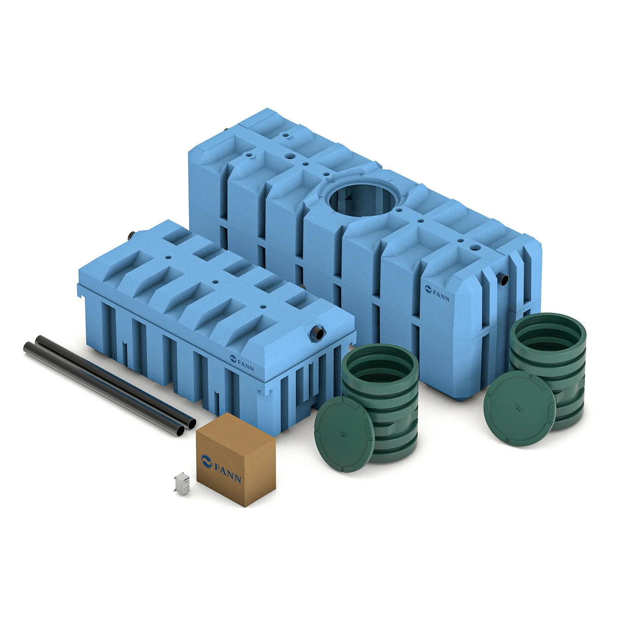 Fann IN-DRÄN Biobädd 5, WC + BDT, hög skyddsnivå