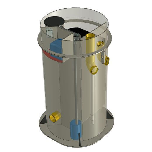 BioKube Pluto - Minireningsverk för 1 hushåll