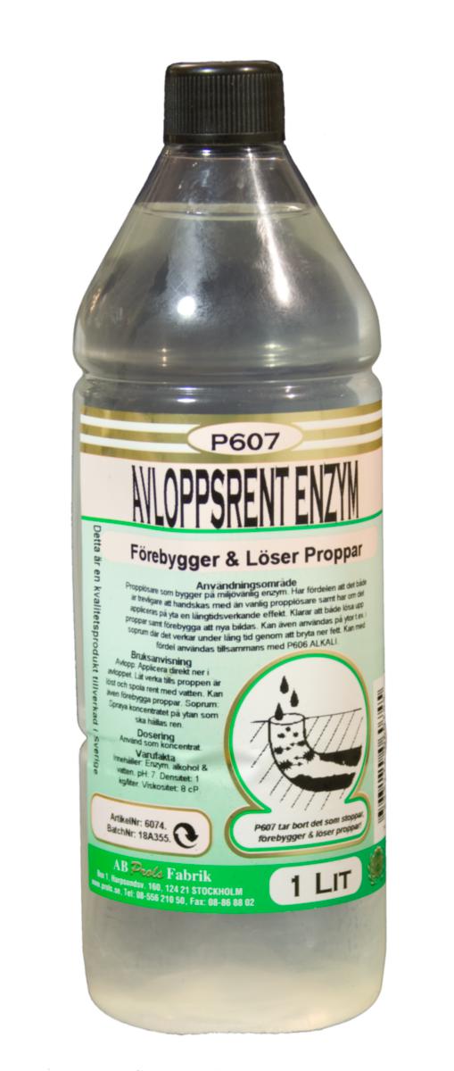 Propplösare Avloppsrent Enzym 1 liter