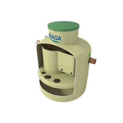 Baga slamavskiljare BDT 1,2 m³