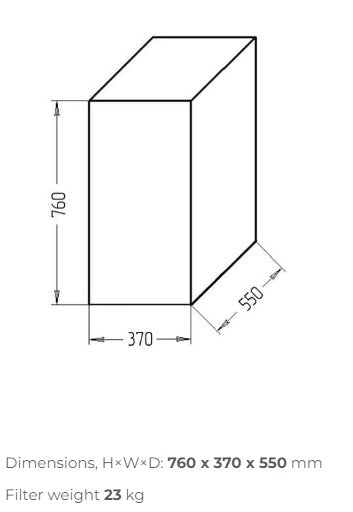 EcoSoft Avhärdare Premium för 1 badrum
