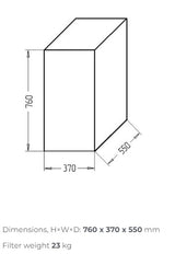 EcoSoft Avhärdare Premium för 1 badrum