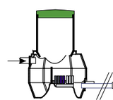 Förhöjning Biobox 600 mm