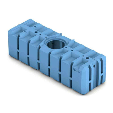 Sluten avloppstank FANN ST3000L