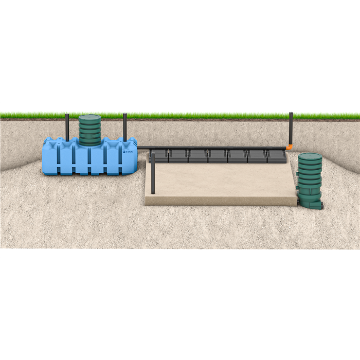 Komplett Markbäddspaket INDRÄN PRO BDT+WC