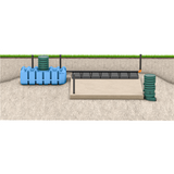 Komplett Markbäddspaket INDRÄN PRO BDT+WC