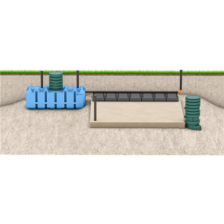 Komplett Markbäddspaket INDRÄN PRO BDT+WC