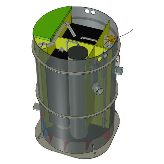 BioKube Venus 1850 - Minireningsverk för 1-2 hushåll