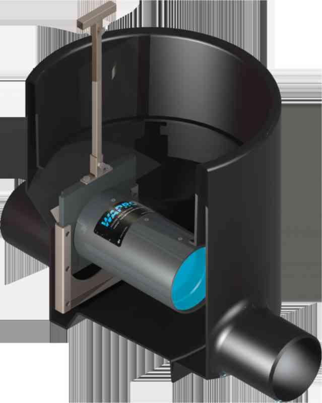 WaPro Access tillsynsbrunn med WaStop backventil