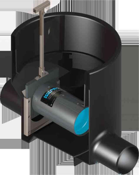 WaPro Access tillsynsbrunn med WaStop backventil