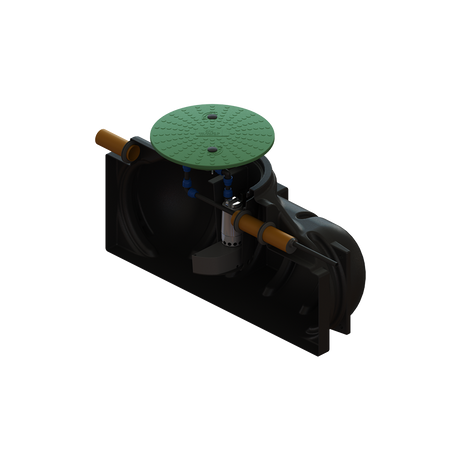 Cipax Slamavskiljare för BDT 2-kammare 1200L 1,2m3