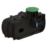 Slamavskiljare BDTKL 3-kammare 4200L med pumpbrunn