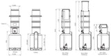 Pumpstation Kompus PSD1 med pump BAV250A – för grund - och gråvatten - Baga