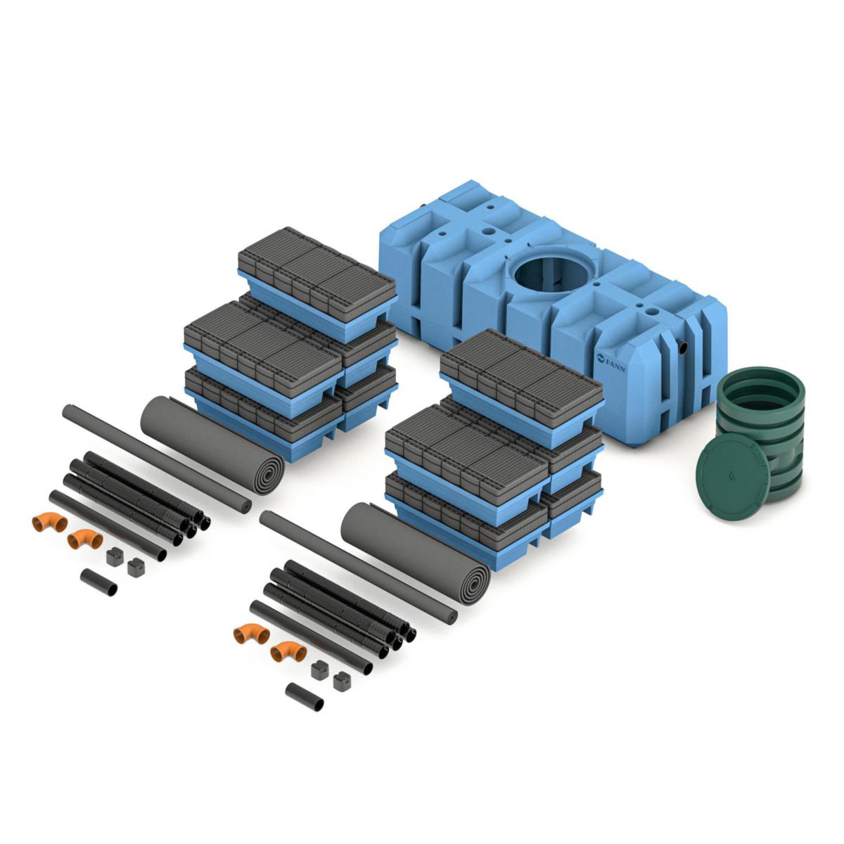 Infiltrationspaket IN-DRÄN Plus BDT (3G), FANN -2 hushåll