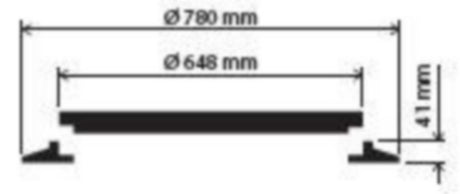 Kombiringen brunnslock A6 lätt betäckning