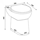 Sanicompact Silent ECO WC - Saniflo