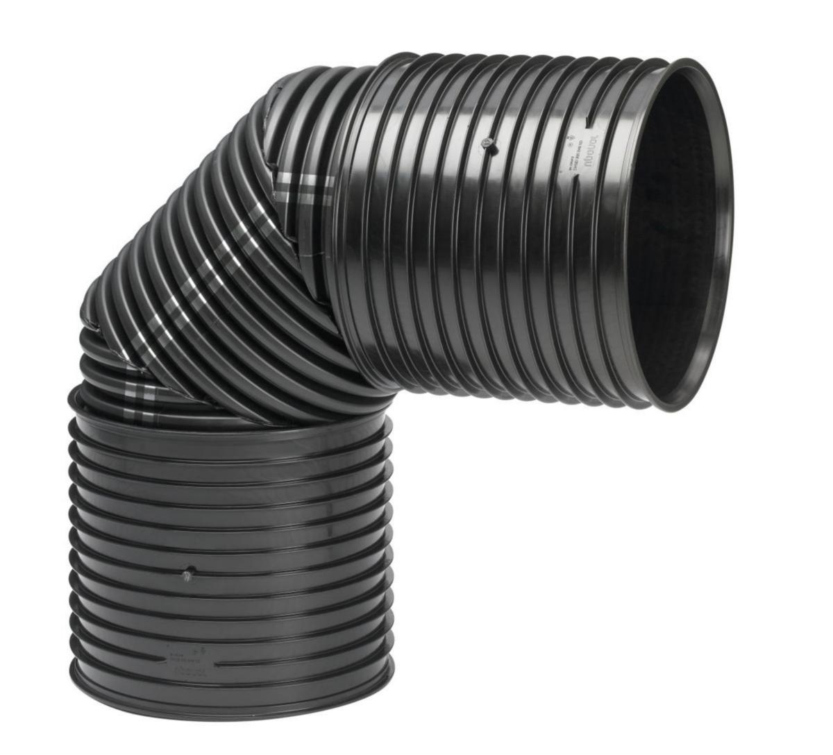 Uponor IQ dagvattenböj 90° DN 300, 2 muffar - Uponor