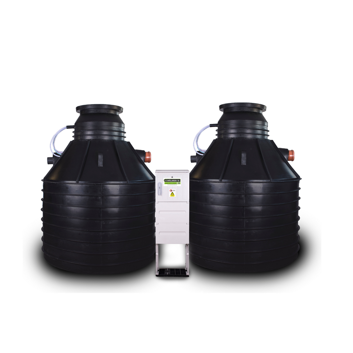 Kemfria Mälaren minireningsverk för 3 hushåll