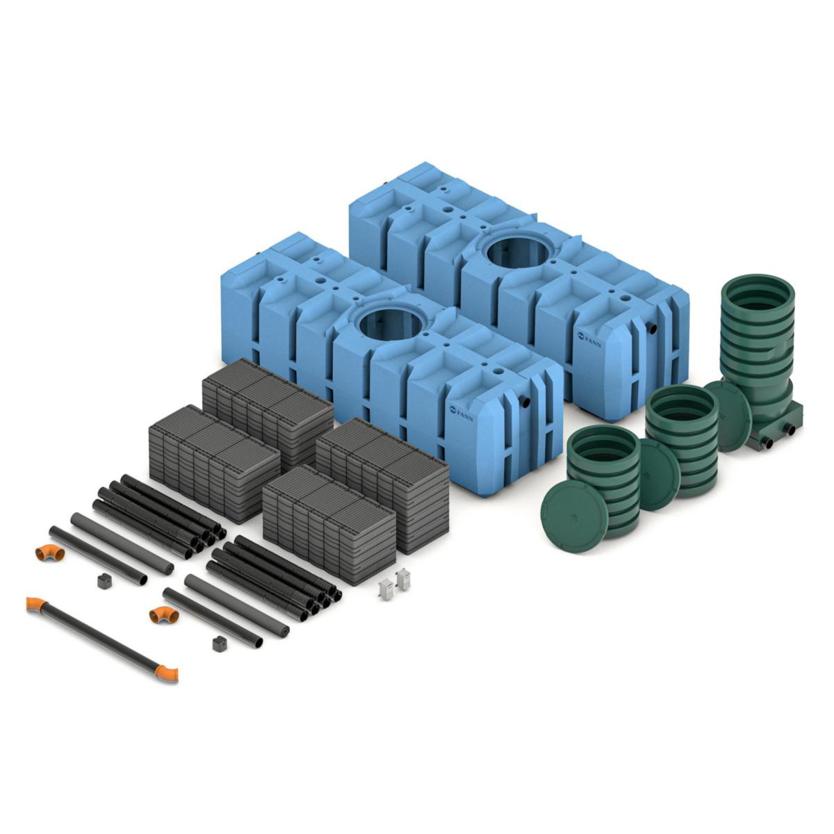 Infiltrationspaket INDRÄN PRO BDT+WC ET 10, FANN - FANN