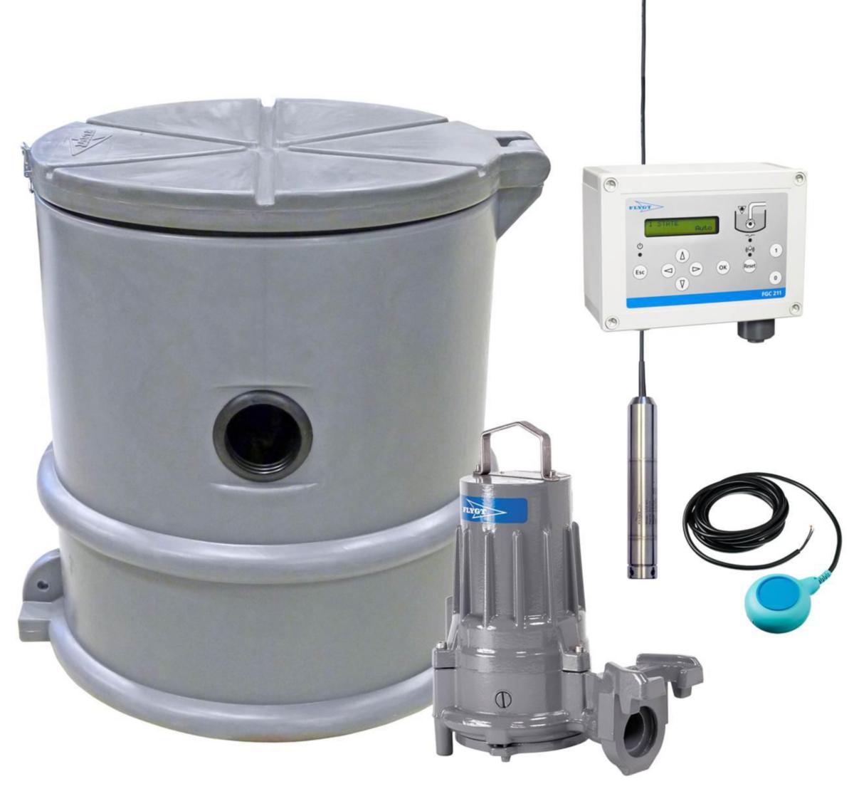 Flygt Compit Mini STD-paket med MH3069 pump, 3-fas - Flygt