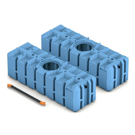 FANN SA 6000CE Slamavskiljare 2×3 m³ BDT+KL – 3 hushåll - FANN