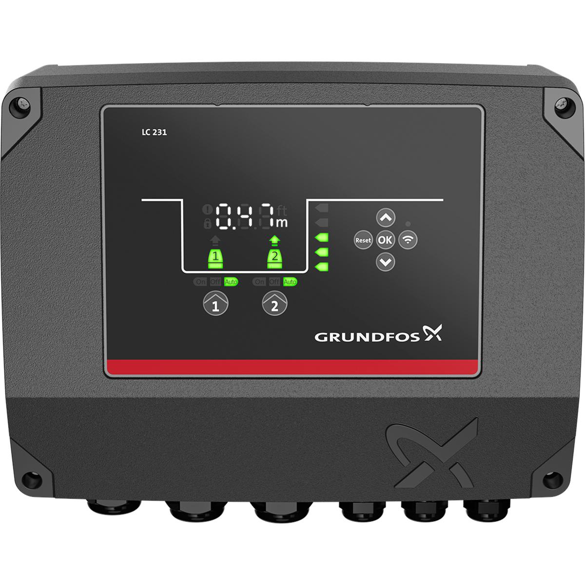 Grundfos automatikskåp LC 231 för dubbelpump - Grundfos