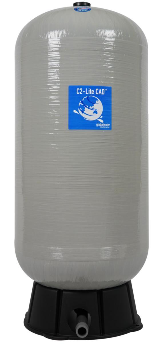 Debe membranhydrofor 100 liter glasfiber, vertikal – Debe