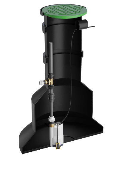 Siljan Pumpstation för gråvatten