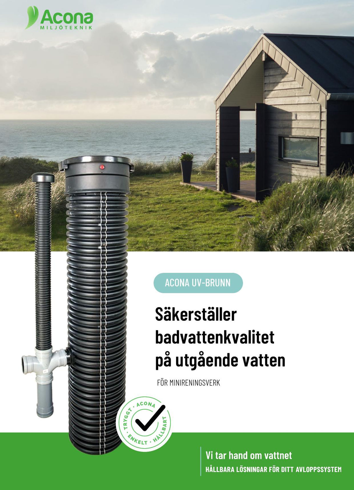 Acona UV - brunn för minireningsverk - Acona