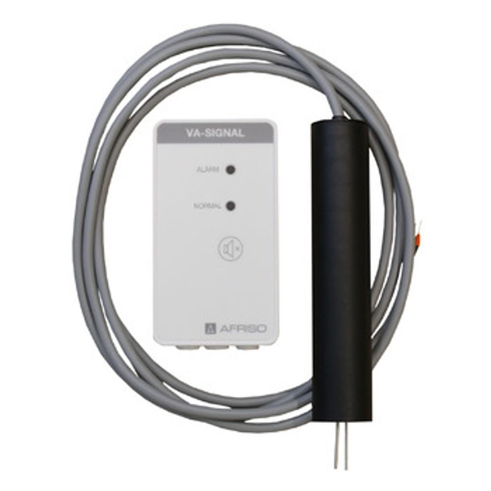 Nivålarm Afriso VA - Signal B2, batteridrift, 2 m kabel - Afriso
