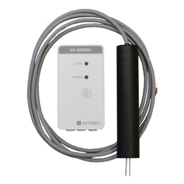Nivålarm Afriso VA - Signal B2, batteridrift, 2 m kabel - Afriso