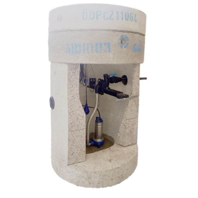 Flygt Compit ALFA LTA - avloppspumpstation, höjd 1,9 m - Flygt