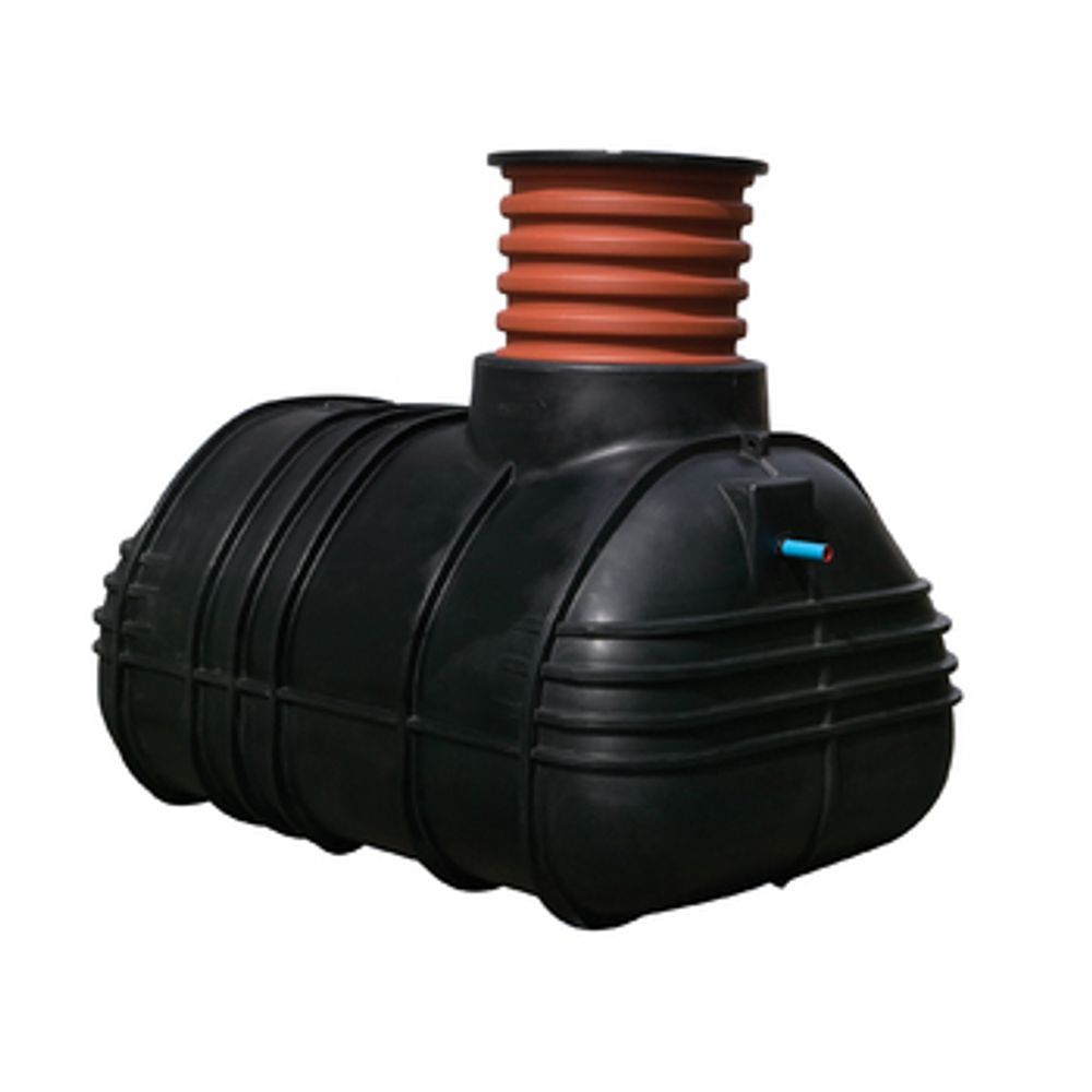 Wavin Slamavskiljare 2,0 m³ med pump och tryckinfiltration BDT+KL – 1 hushåll - Wavin