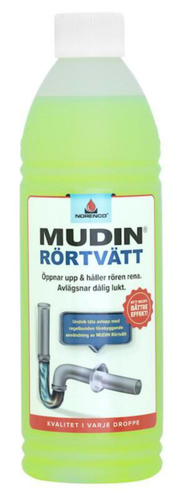 MUDIN Rörtvätt 600 ml - Svenskt Avlopp