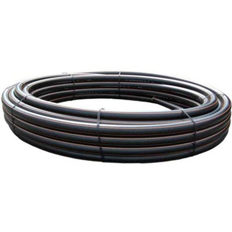 PEM - rör PE100 - RC PN10 brun stripe, 50m rulle - Pipelife