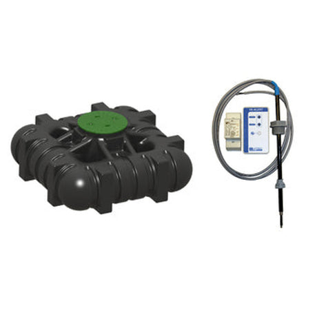 Sluten tank 3m³, Cipax + nätlarm - Cipax